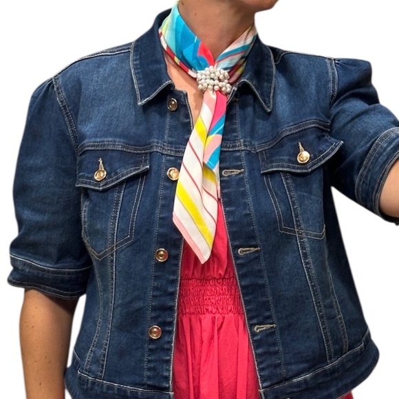 NWT SILKLETTE Alignment 100% Fine Silk Kerchief Scarf MULTICOLOR - Picture 3 of 9